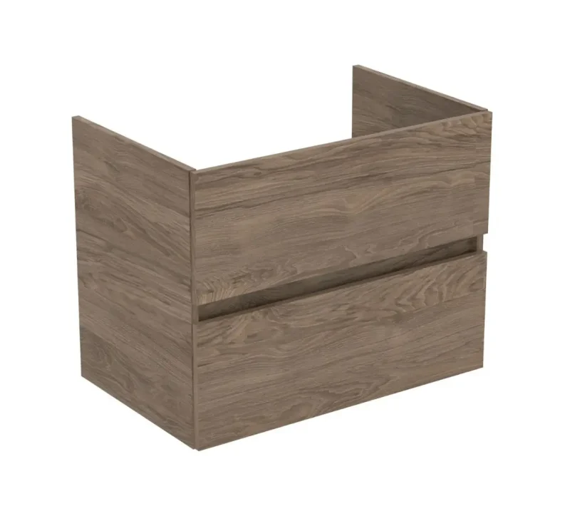 Ideal Standard Eurovit+ - izlietnes apakšskapītis, 70x55x44 cm, 2 atvilktnes, riekstkoks R0261Y9