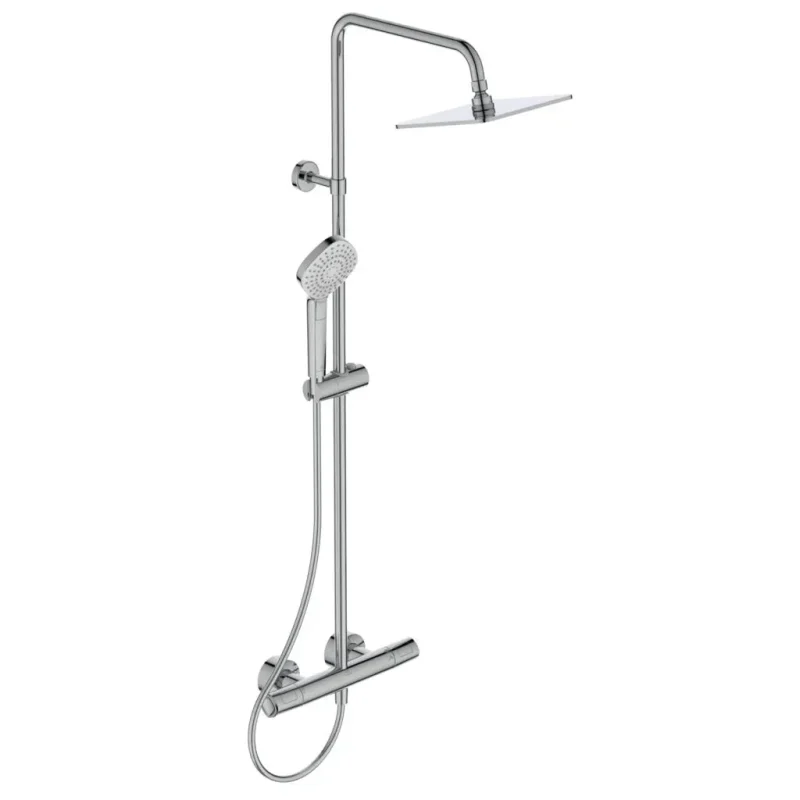 Ideal Standard CeraTherm - dušas komplekts T100 ar termostatu, 20 cm 3 strūklu veidi, hroms A7240AA
