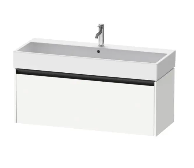 Duravit Ketho.2 - izlietnes skapītis, 44x118x46 cm, 1 atvilktne, balts matēts K25079018180000