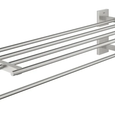Grohe QuickFix Start Cube - dvieļu turētājs, Supersteel 41099DC0