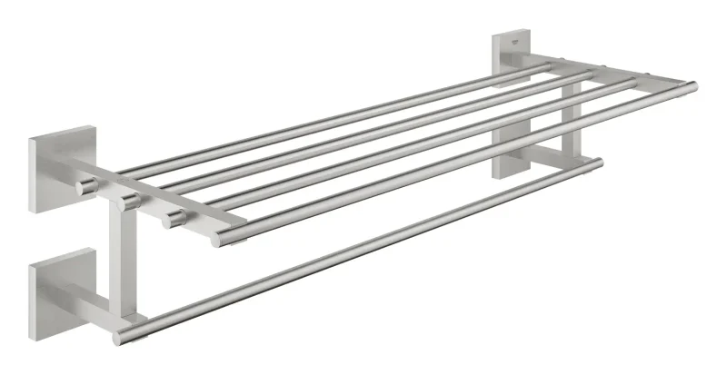 Grohe QuickFix Start Cube - dvieļu turētājs, Supersteel 41099DC0