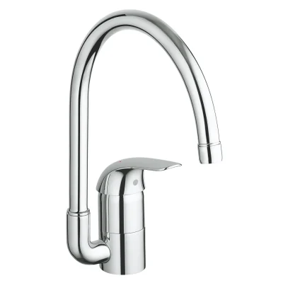 Grohe Euroeco - virtuves izlietnes vienas sviras maisītājs, hroms 32752000