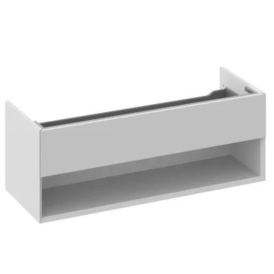Ravak Lite - izlietnes skapītis 120x45x43 cm, 1 atvilktne, Smoke Grey X000001871
