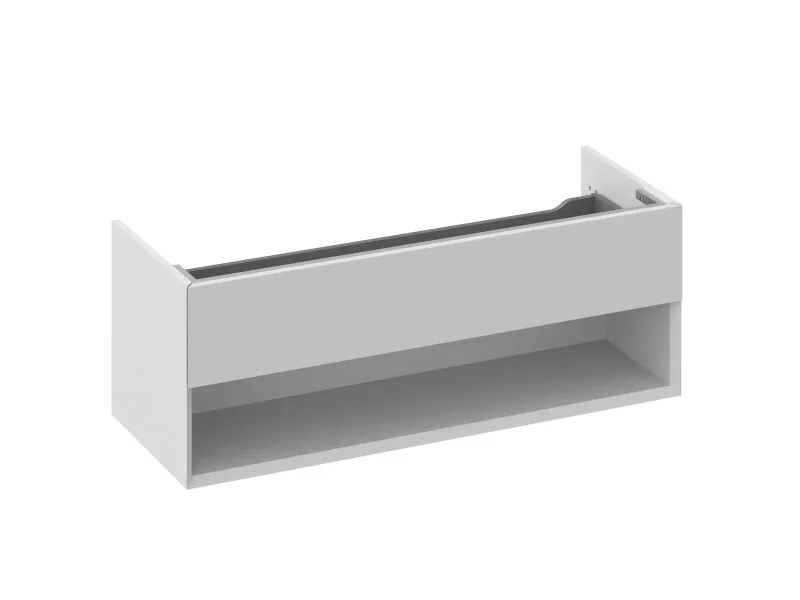 Ravak Lite - izlietnes skapītis 120x45x43 cm, 1 atvilktne, Smoke Grey X000001871