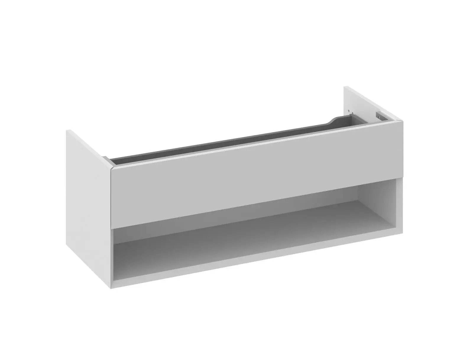 Ravak Lite - izlietnes skapītis 120x45x43 cm, 1 atvilktne, Smoke Grey X000001871