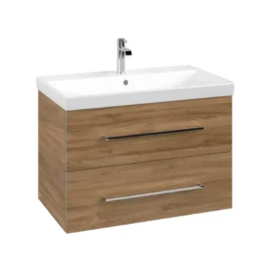 Villeroy & Boch Avento - izlietnes skapītis, 78x51x45 cm, 2 atvilktnes, Oak Kansas A89100RH