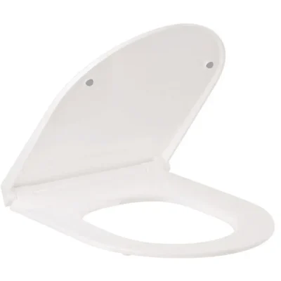 Kludi Resa D - WC sēdeklis Slim, SoftClosing, QuickRelease, balts spīdīgs 24WCS43S