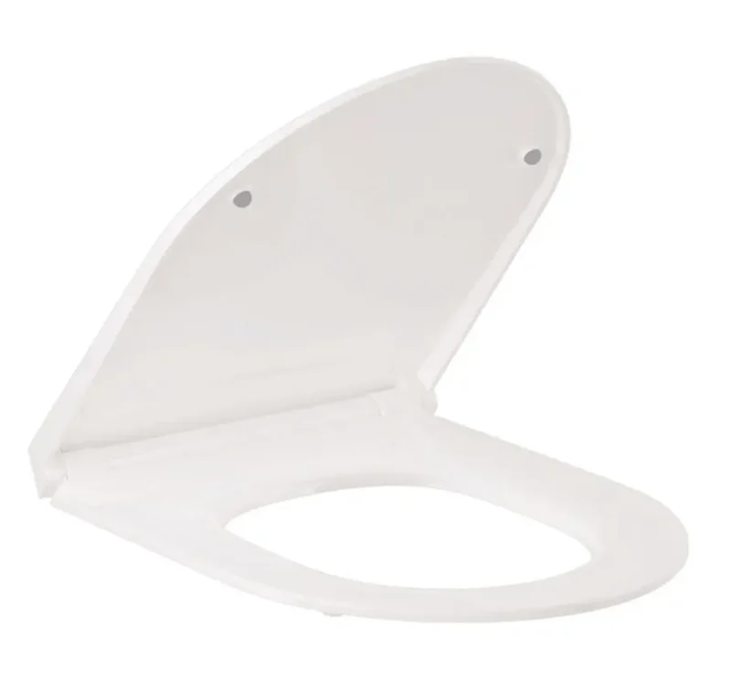 Kludi Resa D - WC sēdeklis Slim, SoftClosing, QuickRelease, balts spīdīgs 24WCS43S