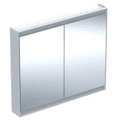 Geberit ONE - spoguļskapis ar LED apgaismojumu, 105x90x15 cm, 2 durvis, metāls 505.814.00.1