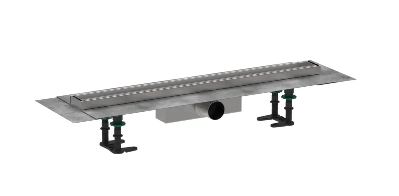 Hansgrohe RainDrain Compact - dušas noteka 70 cm flīžu ielikšanai, ar režģi 56177000