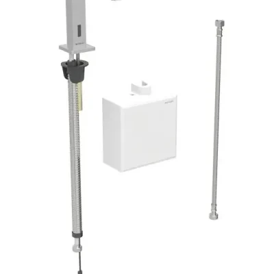 Geberit Brenta - elektronisks izlietnes vārsts, ģeneratora darbība, easy to clean, matēts nerūsējošais tērauds 116.175.SN.1