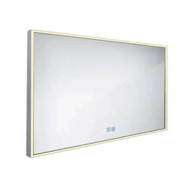Nimco spogulis - spogulis ar LED apgaismojumu, 120x70 cm, skārien sensors, alumīnijs ZP 13006VX