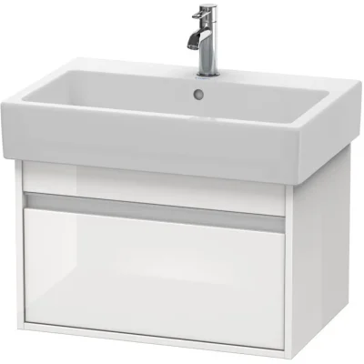 Duravit Ketho - izlietnes skapītis 41x65x44 cm, 1 atvilktne, balts spīdīgs KT668402222