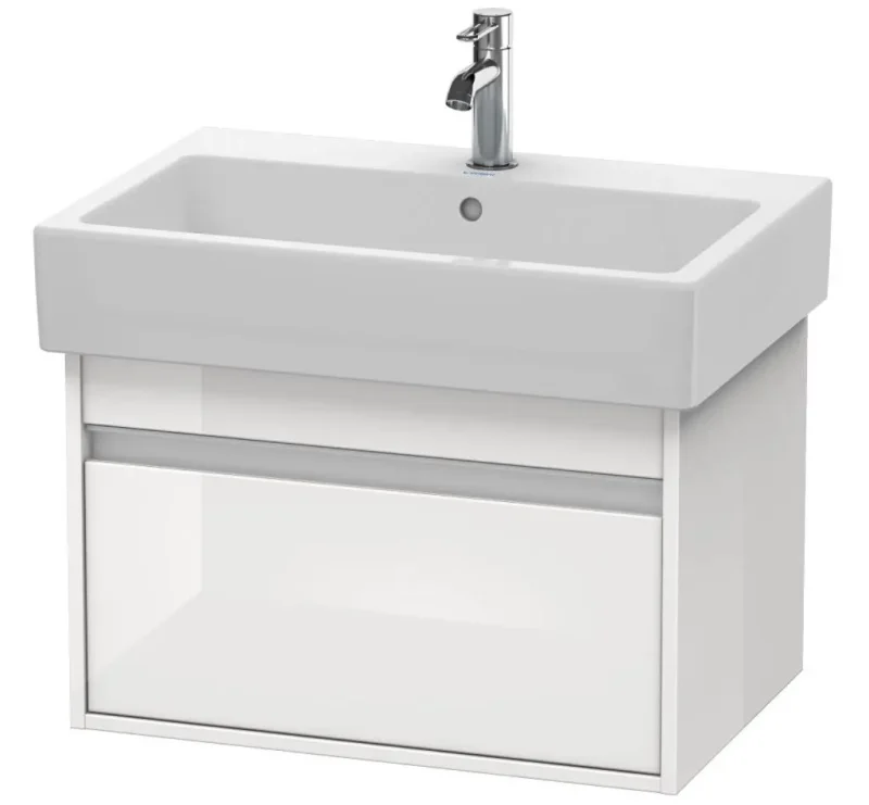 Duravit Ketho - izlietnes skapītis 41x65x44 cm, 1 atvilktne, balts spīdīgs KT668402222