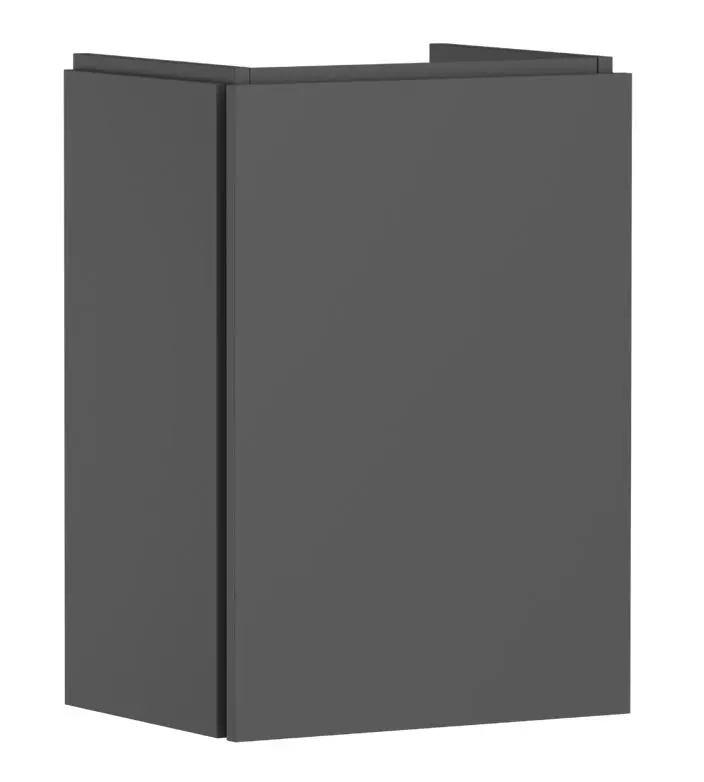 Hansgrohe Xilesa E - izlietnes skapītis, 62x43x33 cm, 1 durvis, eņģes kreisajā pusē, matēti pelēks 54245760