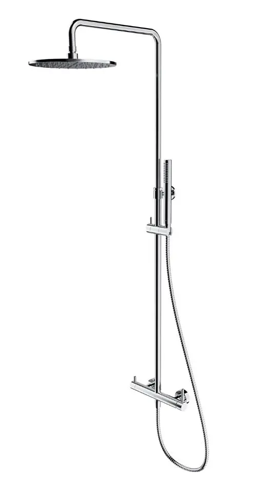 OMNIRES Y - dušas komplekts ar maisītāju, diametrs 25 cm, hroms Y1244MCR