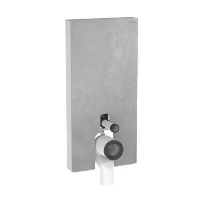 Geberit Monolith Plus - sanitārais modulis stāvošam WC, 101 cm, pieslēgums apakšā, betona izskats 131.202.JV.7