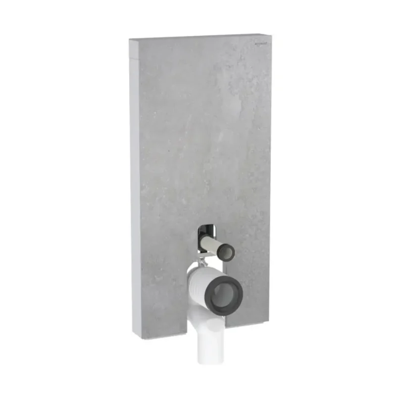 Geberit Monolith Plus - sanitārais modulis stāvošam WC, 101 cm, pieslēgums apakšā, betona izskats 131.202.JV.7