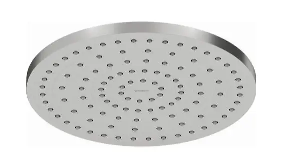 Duravit dušas - galvas duša, diametrs 25 cm, MinusFlow, matēts nerūsējošais tērauds UV0662018070