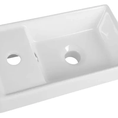 Aqualine sanitārā keramika - mēbeļu roku mazgāšanas izlietne 40x22 cm, balta DD4022
