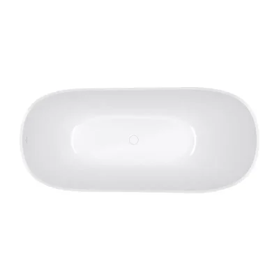 Villeroy & Boch Theano - brīvi stāvoša vanna 170x75 cm, SilentFlow, Alpu balts UBQ170ANH7F200TV01