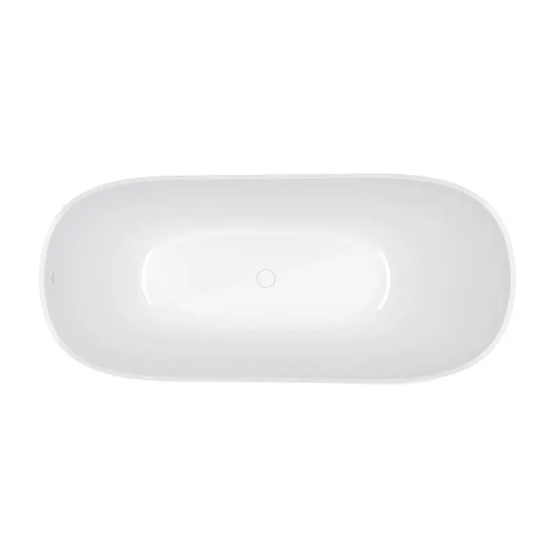 Villeroy & Boch Theano - brīvi stāvoša vanna 170x75 cm, SilentFlow, Alpu balts UBQ170ANH7F200TV01