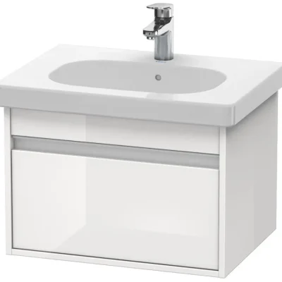 Duravit Ketho - izlietnes skapītis 41x60x46 cm, 1 atvilktne, balts spīdīgs KT667002222
