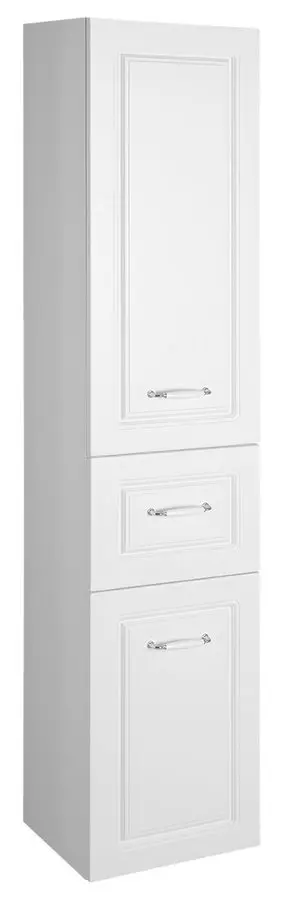 Aqualine Favolo - skapis ar grozu, 40x184x31 cm, matēti balts FV180