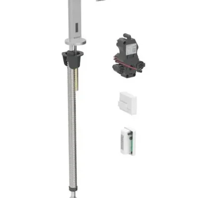 Geberit Piave - elektronisks izlietnes maisītājs, ģeneratora darbība, easy to clean, matēts nerūsējošais tērauds 116.186.SN.1