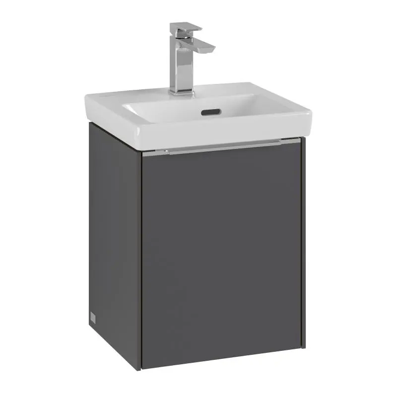 Villeroy & Boch Subway 3.0 - izlietnes skapītis, 35x43x31 cm, 1 durvis, Graphite C58300VR