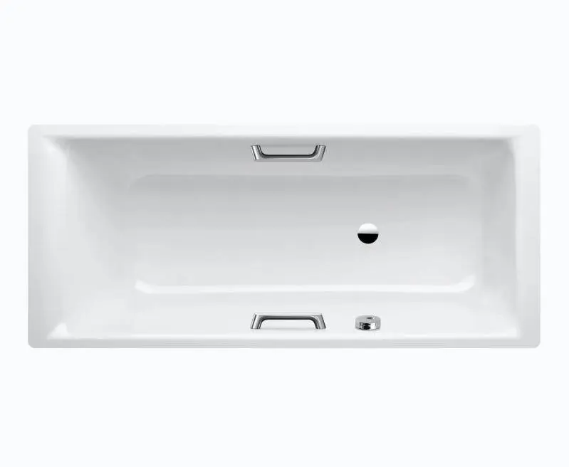 Kaldewei Ambiente - vanna Puro Star 686, 160x70 cm, caurumi rokturiem, balta 258600010001