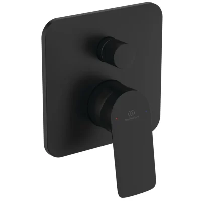 Ideal Standard Ceralife C - zemapmetuma maisītājs, 2 patērētājiem, zīdaini melns BE063XG