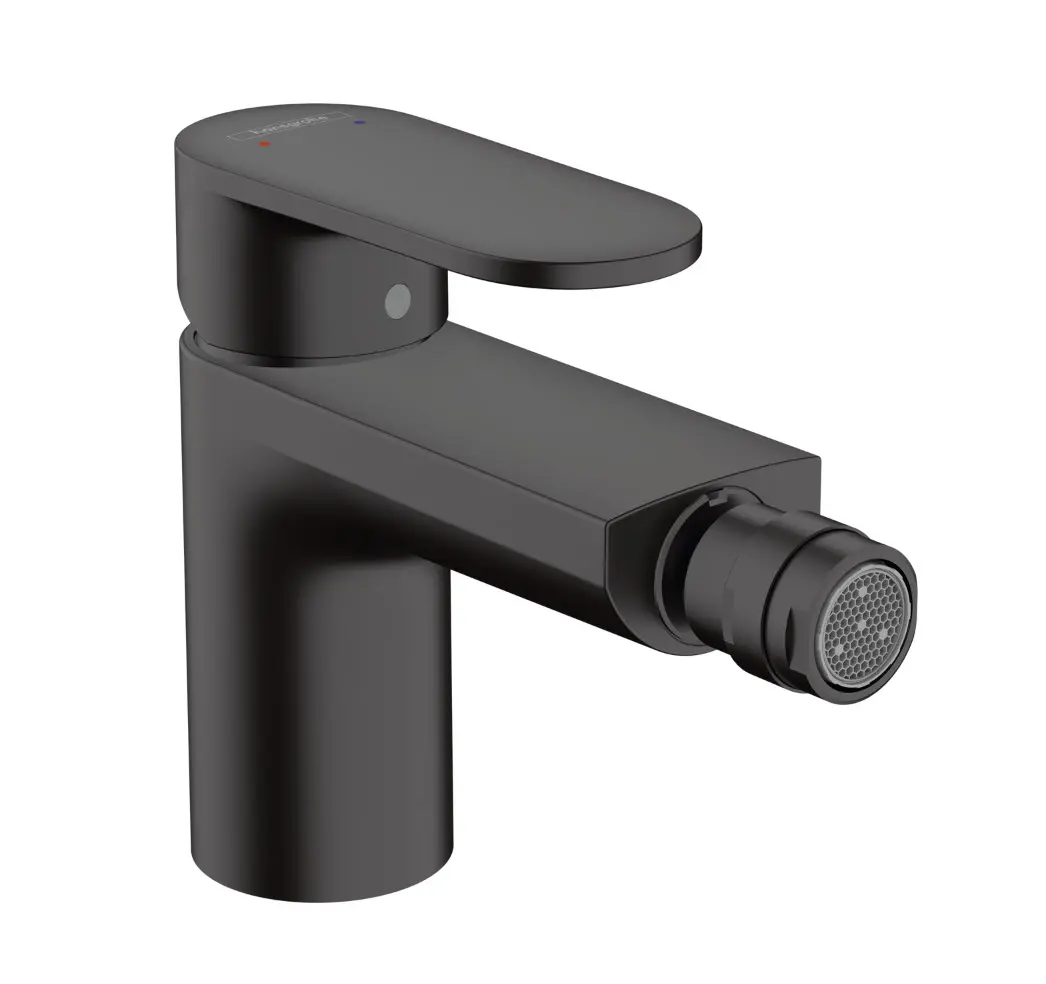 Hansgrohe Vernis Blend - bideta maisītājs ar noteci, matēti melns 71218670