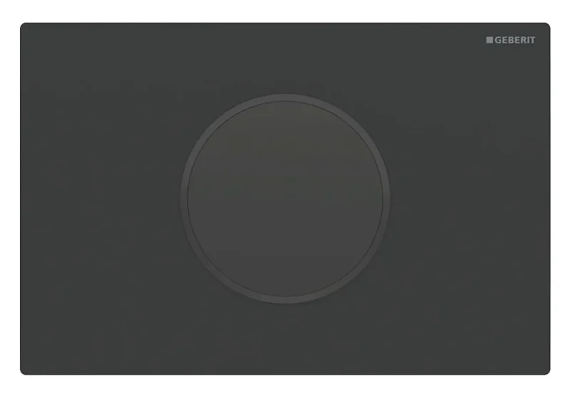 Geberit Sigma10 - elektroniska vadības plate, darbība ar baterijām, easy to clean, melni matēta 115.908.16.6