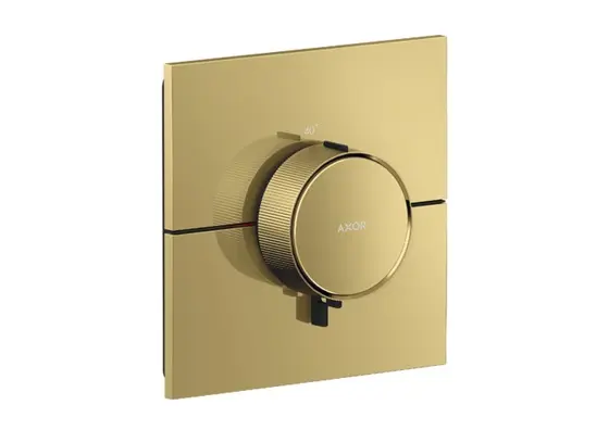 Axor ShowerSelect ID - termostata maisītājs zemapmetuma montāžai, HighFlow, pulēta zelta apdare 36774990