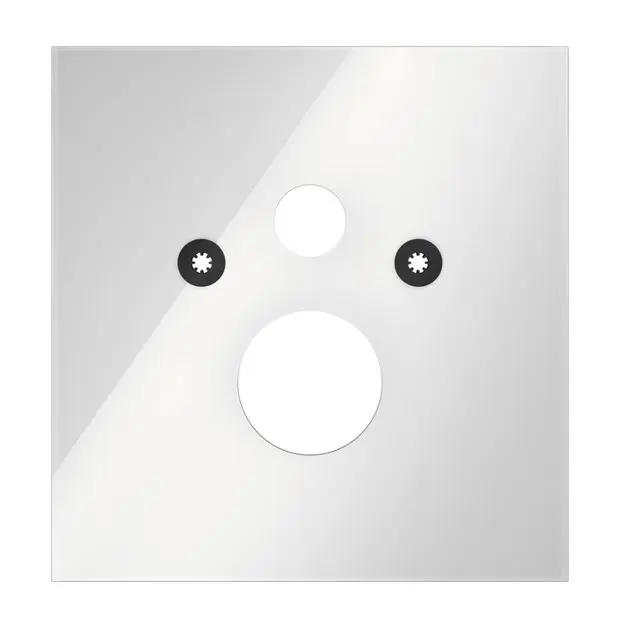 Tece TECElux - apakšējā stikla plāksne paredzēta standarta WC, 180 mm attālums, stikls balts 9650100