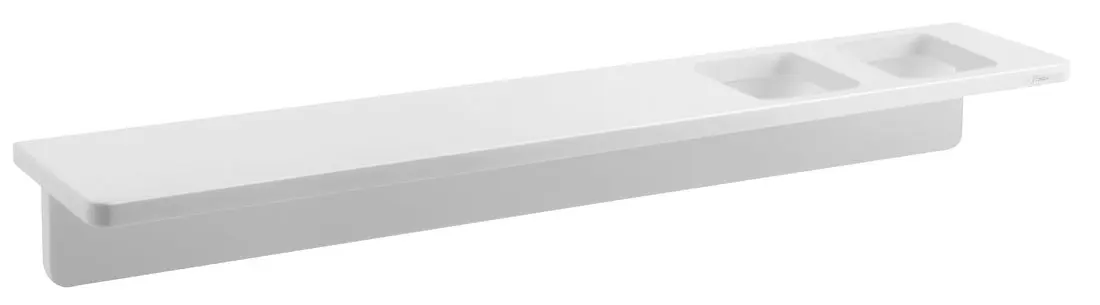 Sapho Abeline - plaukts, garums 60 cm, 2 caurumi, matēti balts AE602-0101
