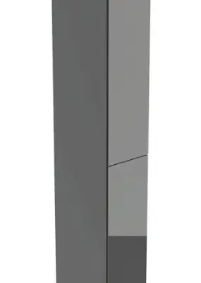 Geberit - augstais skapis 180x24x48 cm, 2 atvilktnes, stikls/Lava 503.011.JK.2