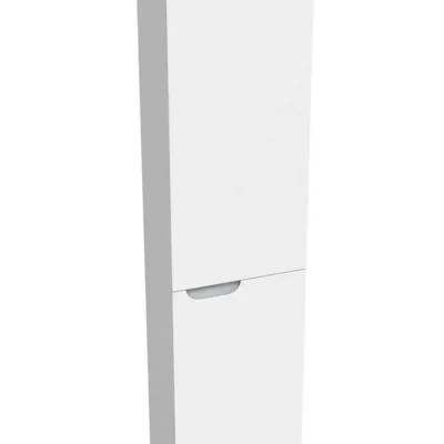 Ravak Classic II - augstais skapis, 160x40x26 cm, 2 durvis, eņģes labajā pusē, spīdīgi balts / pelēks X000001475