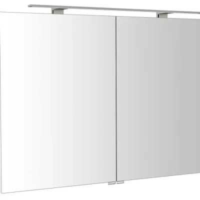 Sapho Riwa - spoguļskapis ar LED apgaismojumu, 101x70x17 cm, balts spīdīgs RIW100-0030
