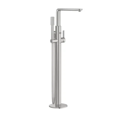 Grohe Lineare - vannas maisītājs, grīdas montāža, SuperSteel 23792DC1