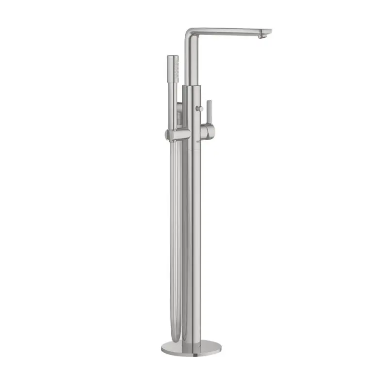 Grohe Lineare - vannas maisītājs, grīdas montāža, SuperSteel 23792DC1