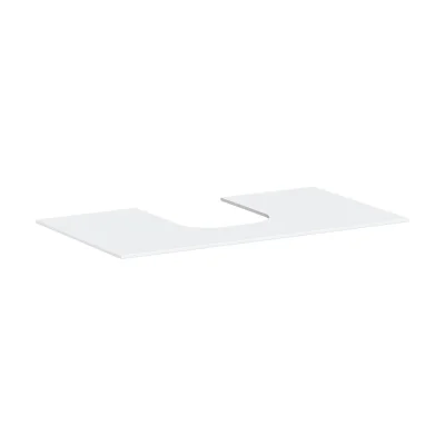 Hansgrohe Xevolos E - izlietnes plātne, 98x55 cm, izgriezums vidū, balta matēta 54209700
