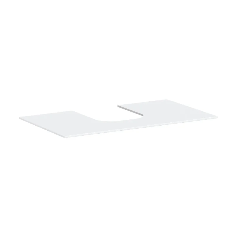 Hansgrohe Xevolos E - izlietnes plātne, 98x55 cm, izgriezums vidū, balta matēta 54209700