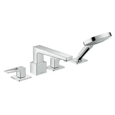 Hansgrohe Metropol - vannas maisītājs vannas malai, 4 caurumu montāža, hroms 74552000