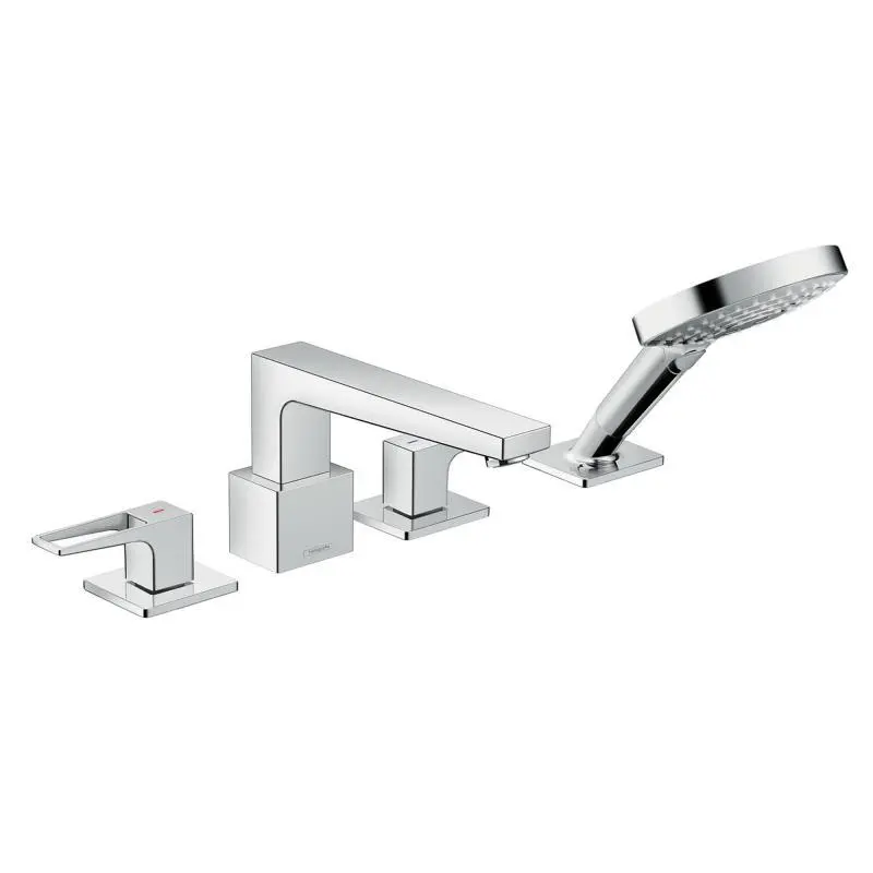 Hansgrohe Metropol - vannas maisītājs vannas malai, 4 caurumu montāža, hroms 74552000