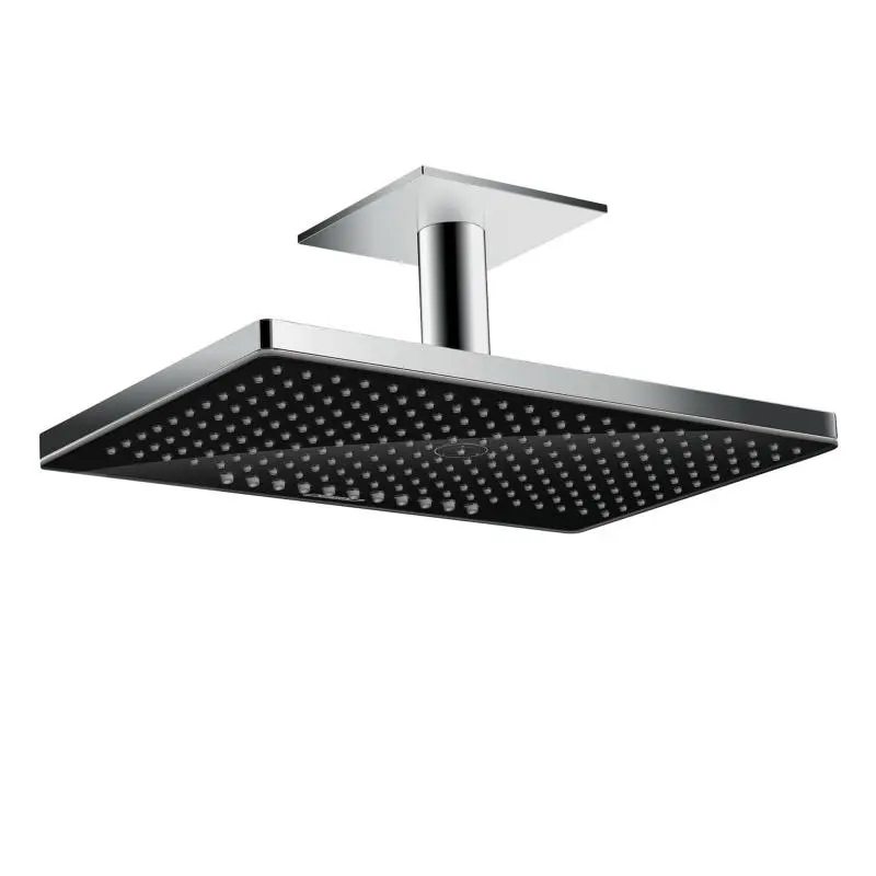Hansgrohe Rainmaker Select - galvas duša 460, izvirzījums 10 cm, 2 strūklas, melna / hromēta 24004600
