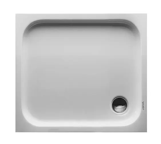 Duravit D-Code - dušas paliktnis 90x80 cm, pretslīdes, Alpu balts 720105000000001