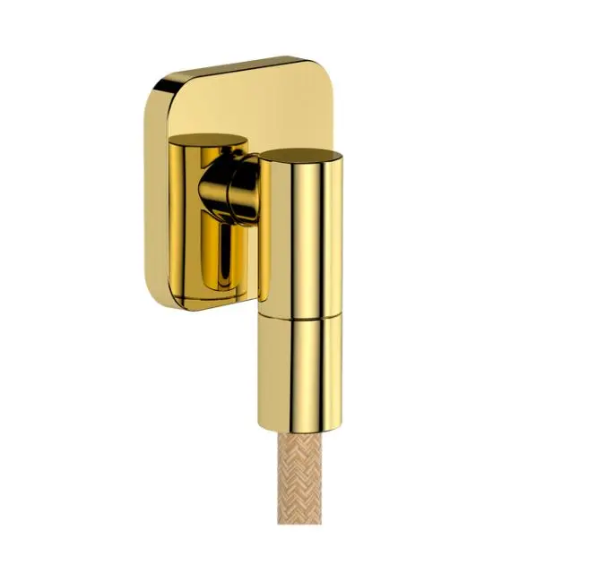 Hansgrohe FixFit Fine Q - sienas pieslēguma līkums, pulēta zelta apdare 28884990
