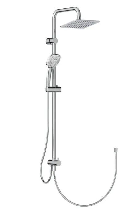 Ideal Standard Idealrain Cube - dušas komplekts 200, kombinācijai ar sienas maisītāju, hromēts A5862AA